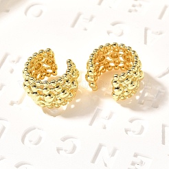 Латунная серьга-манжета с покрытием стойки KK-B077-35G