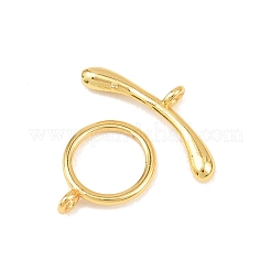 Кольцо из латуни Переключить застежками&nbsp;KK-G548-39