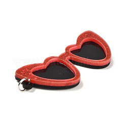 Непрозрачной акриловые большие подвески SACR-L004-08P-01