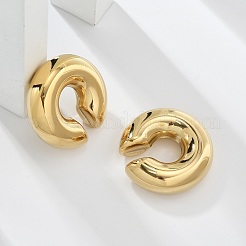 Серьги-каффы из нержавеющей стали 304 в форме буквы С для женщин EJEW-M068-30G