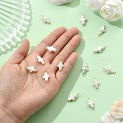 10 шт. 2 стиля подвески-кресты из натурального жемчуга Кеши&nbsp;PALLOY-YW032