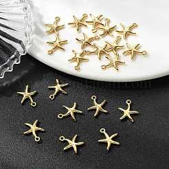 Латунь морские звезды подвески&nbsp;XGR0169G-99G