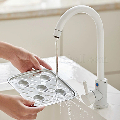 80 шт. 2 стиля пластиковая ручка крана знак горячей и холодной воды AJEW-GO0002-45