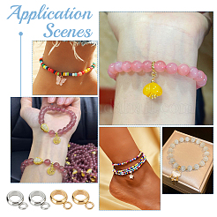 120 шт. 2-х цветные дужки из нержавеющей стали 201 STAS-AR0002-24