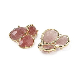 Соединители звеньев естественного кварца клубники&nbsp;G-E526-28I