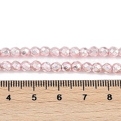 Нити синтетических немагнитных гематитовых бусин с гальваническим покрытием&nbsp;G-H072-A01-01K