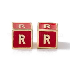 Стойки покрытие латунь эмаль бисер KK-B060-04G-03R