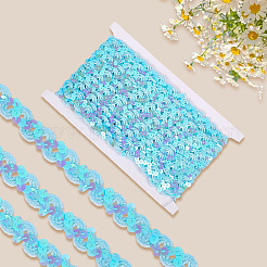 Бусины-пайетки из полиэстера OCOR-WH20004-06H