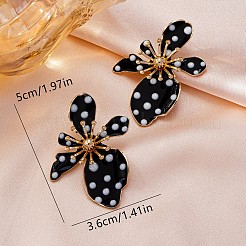 Серьги-гвоздики с железной эмалью&nbsp;FS-WG81567-01