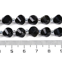 Естественный золотистый отлив обсидиан бисер пряди G-L579-07B