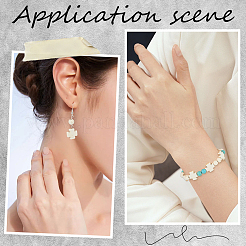 100шт синтетические бирюзовые бусины&nbsp;TURQ-SC0001-29C