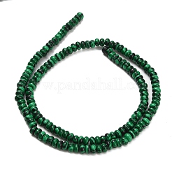 Синтетического малахита бисер нитей G-L635-A22-4x2mm