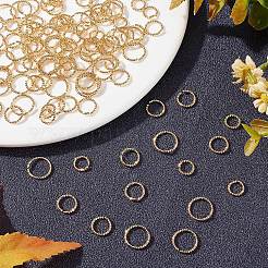 150 шт. 3 стильных латунных открытых соединительных кольца KK-BBC0004-52