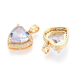 Латунные микро проложить кубического циркония подвески&nbsp;KK-N272-02G-01