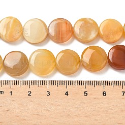 Натуральные бусины из желтого ботсванского агата G-F790-H04-04