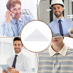 Наклейка для формирования воротника рубашки из ПВХ&nbsp;FIND-WH0441-43