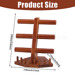 Комплект украшений из цельного дерева&nbsp;DJEW-WH0028-005