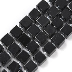 Натуральные бусины из черного оникса (окрашенные и нагретые)&nbsp;G-D338-A06