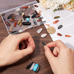 1 нить натуральные смешанные каменные самородки бусины нити&nbsp;G-SC0003-19