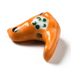 Ручной печатный шарики фарфора PORC-F005-04G