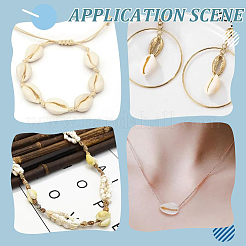 200 шт. натуральные бусины из смешанных ракушек каури&nbsp;BSHE-HY0001-09