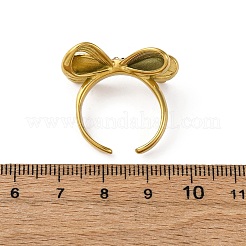 Нержавеющая сталь 304 с регулируемыми манжетами из стразов&nbsp;RJEW-Q020-18G