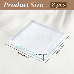 Стеклянные подставки для демонстрации ювелирных изделий&nbsp;AJEW-WH20042-53