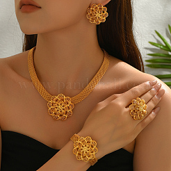 Комплекты из полых цветочных браслетов&nbsp;AI6728