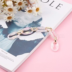 Прозрачные акриловые и пластиковые соединительные кабельные цепи&nbsp;AJEW-JB00911-05