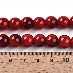 Выпечка окрашенные стеклянные бусины&nbsp;X1-DGLA-N012-10mm-10