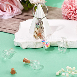 10 шт. прозрачные стеклянные бутылки желаний&nbsp;AJEW-TA0002-85A