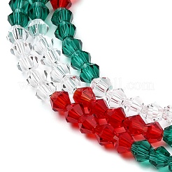 Прозрачный градиент цвета стеклянные бусины пряди&nbsp;GLAA-F131-01A-03