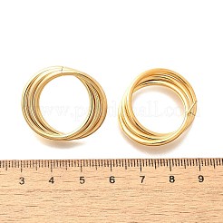 201 серьги-гвоздики из нержавеющей стали&nbsp;LS-EJEW-Q026-01G