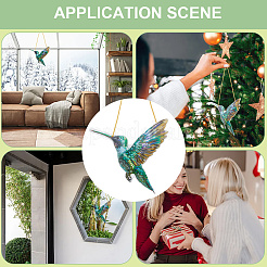 Акриловые подвесные ловцы солнца в виде птиц&nbsp;HJEW-WH20021-02D