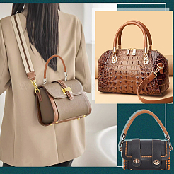 2 шт. 2-х цветные плетеные ремни для сумок из искусственной кожи FIND-PH0017-31P