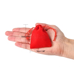 Мешки из вельветовой ткани TP-C001-50x70mm-M