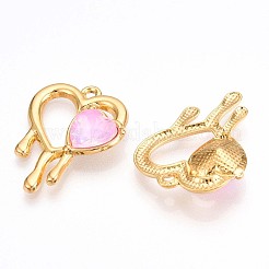 Подвески из нержавеющей стали 304 со стразами&nbsp;STAS-T064-54