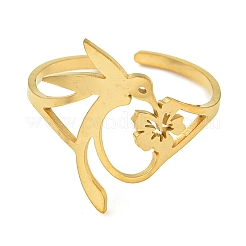 Открытые кольца из нержавеющей стали 304&nbsp;RJEW-S237-01G