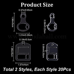 40 шт. 2-х видов акриловых ниток для вышивания DIY-CP0008-73