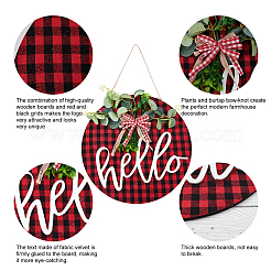 Деревянные украшения&nbsp;HJEW-WH0006-41