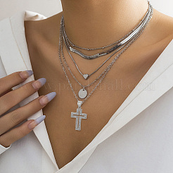 6 шт. подвески крест-накрест из латуни с микропаве из прозрачного кубического циркония&nbsp;KK-BBC0016-27