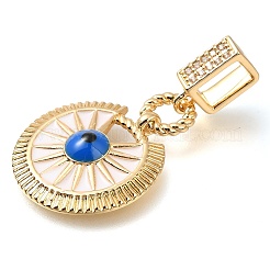 Латунные микро проложить кубического циркония подвески&nbsp;KK-S049-31G