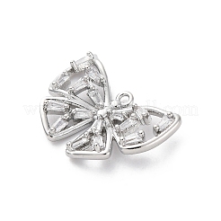 Подвески латунные горный хрусталь&nbsp;KK-E973-11P