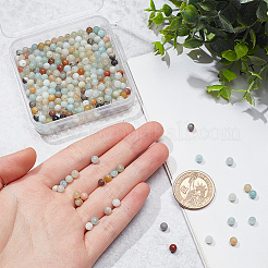 3 нити натуральных цветочных бусин амазонита нити G-NB0004-43