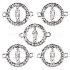 Подвески из сплава с хрустальными стразами&nbsp;FIND-YW0003-48