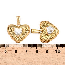 Подвески из нержавеющей стали 304 со стразами&nbsp;STAS-P438-32G