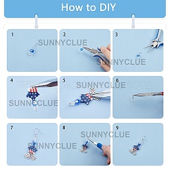 Наборы для изготовления сережек с подвесками своими руками&nbsp;DIY-SC0013-41P