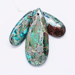 Натуральный регалит / имперская яшма / морские отложения яшмовые подвески G-F426-01C