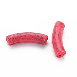 Непрозрачные акриловые бусины с краклеем&nbsp;X1-MACR-S372-002N-005