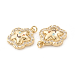 Кулоны из экологически чистой латуни с микропаве и кубическим цирконием&nbsp;KK-I698-09G